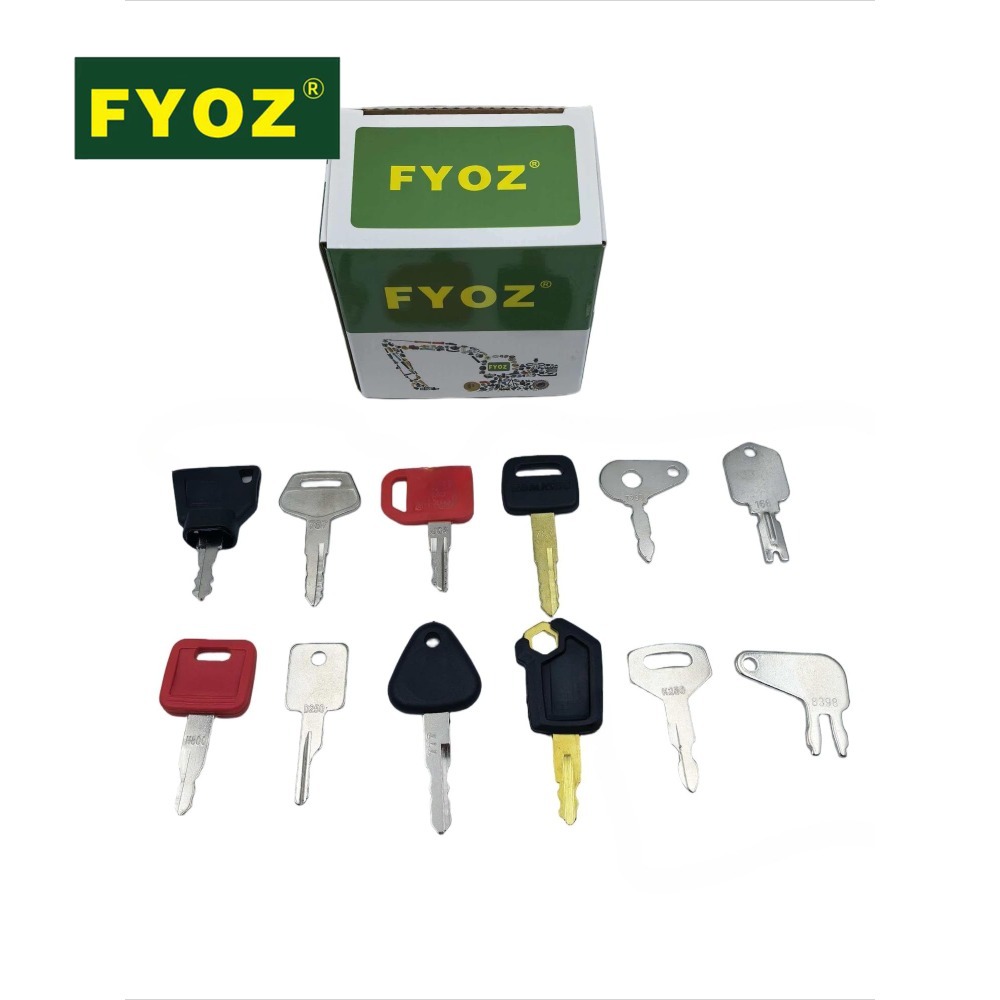 Heavy Equipment Key Set - 12-częściowy zestaw kluczy zapłonowych do ciężkiego