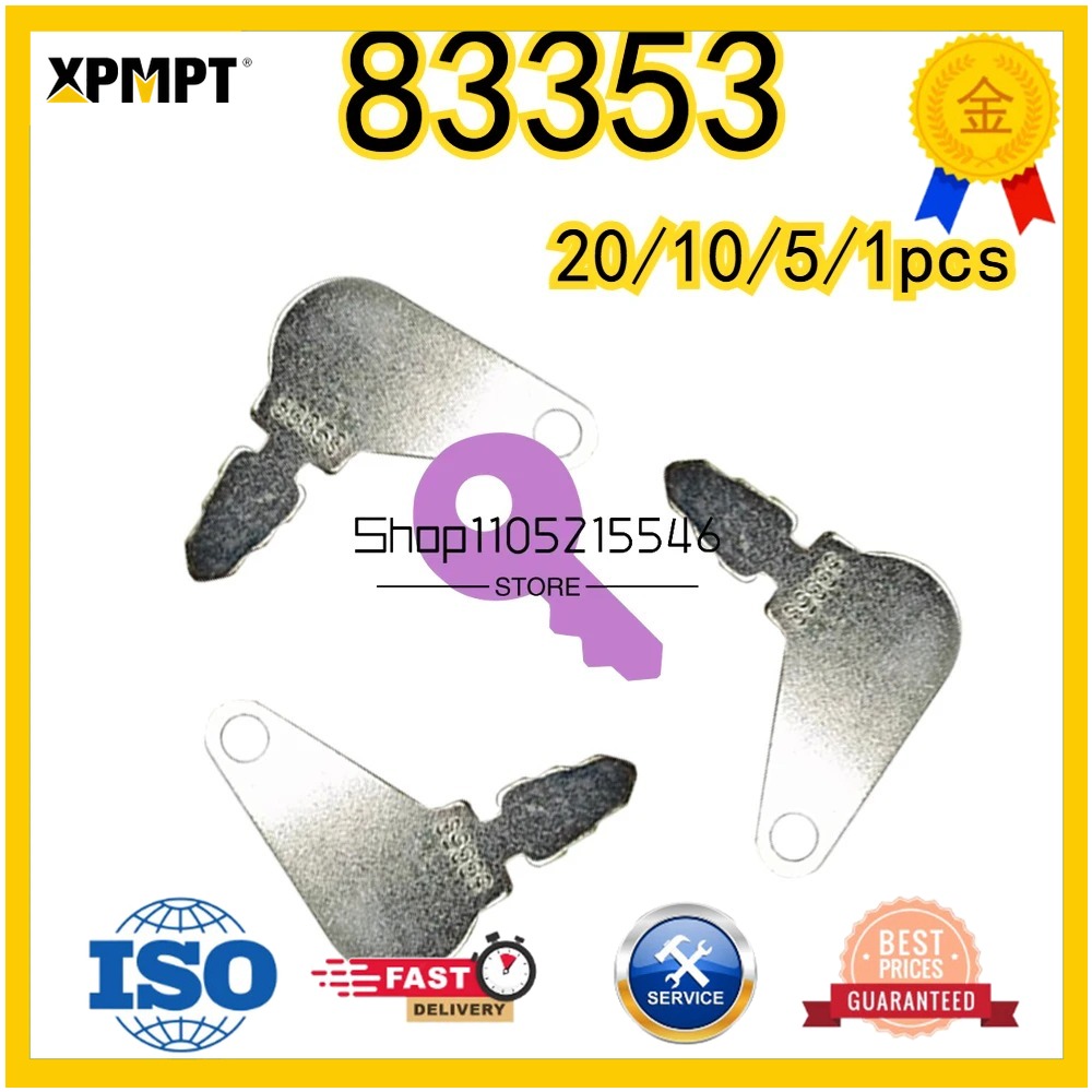 Heavy Equipment Key Set - 20/10/5/1 szt. Nowe klucze 83353 do