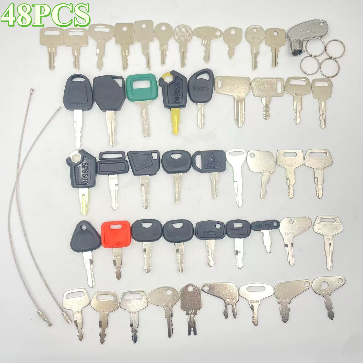 Heavy Equipment Key Set - Zestaw 48 kluczy do maszyn budowlanych