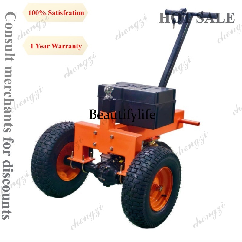 Heavy Equipment Logistics - Elektryczny traktor holowniczy M81, podnośnik do