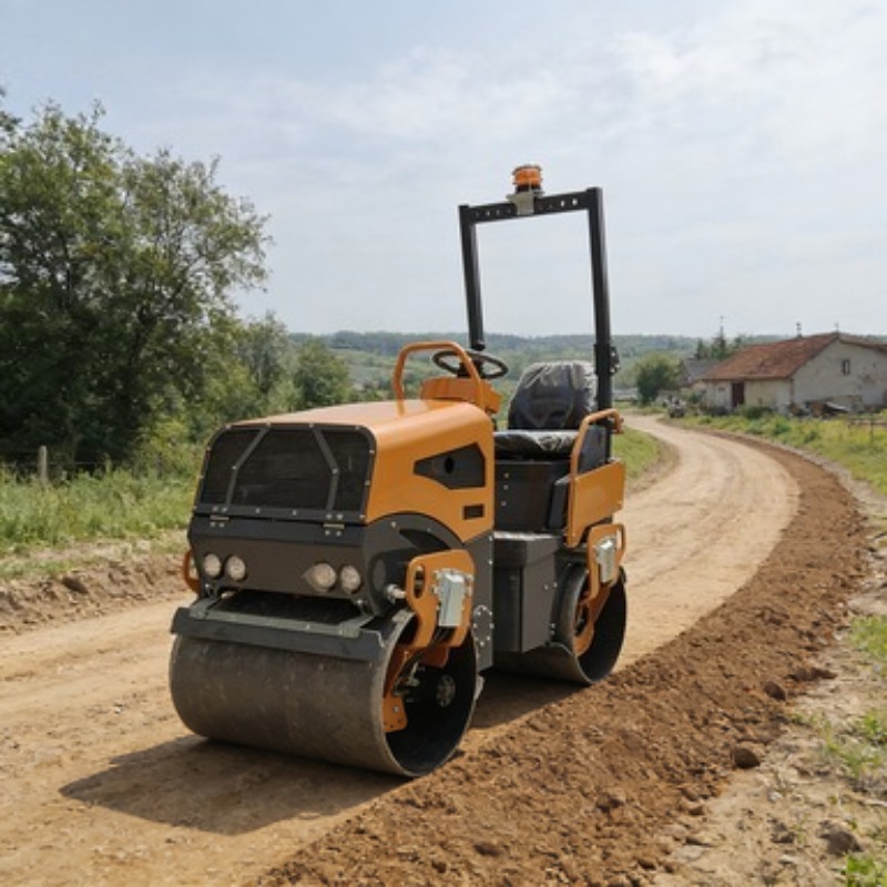 Heavy Equipment For Construction - Kompaktor, walec drogowy, walec wibracyjny, maszyna