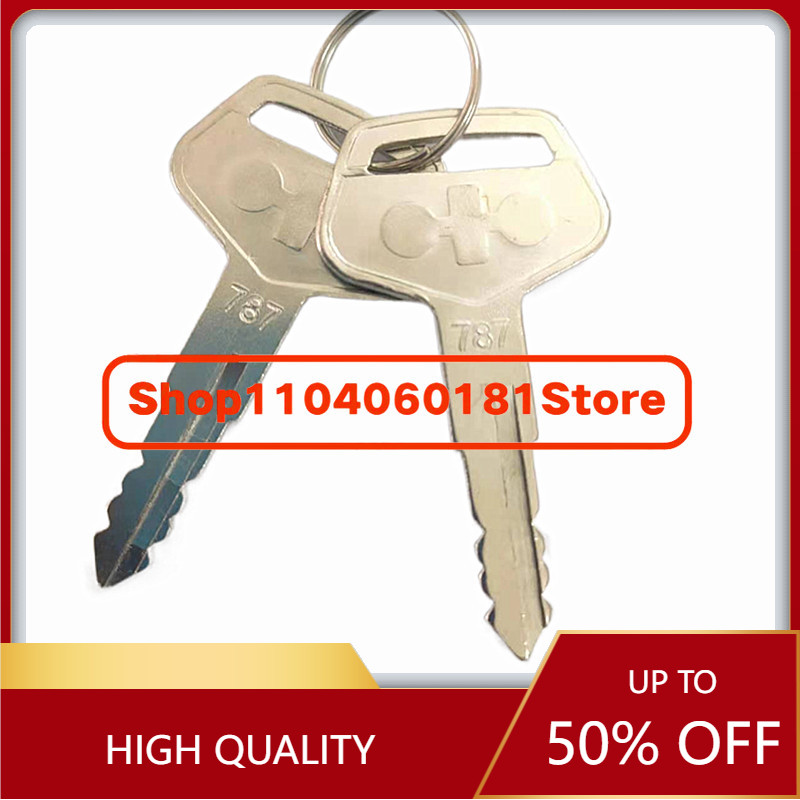 Heavy Equipment Key Set - 2 szt./zestaw Srebrne kluczyki zapłonowe 787