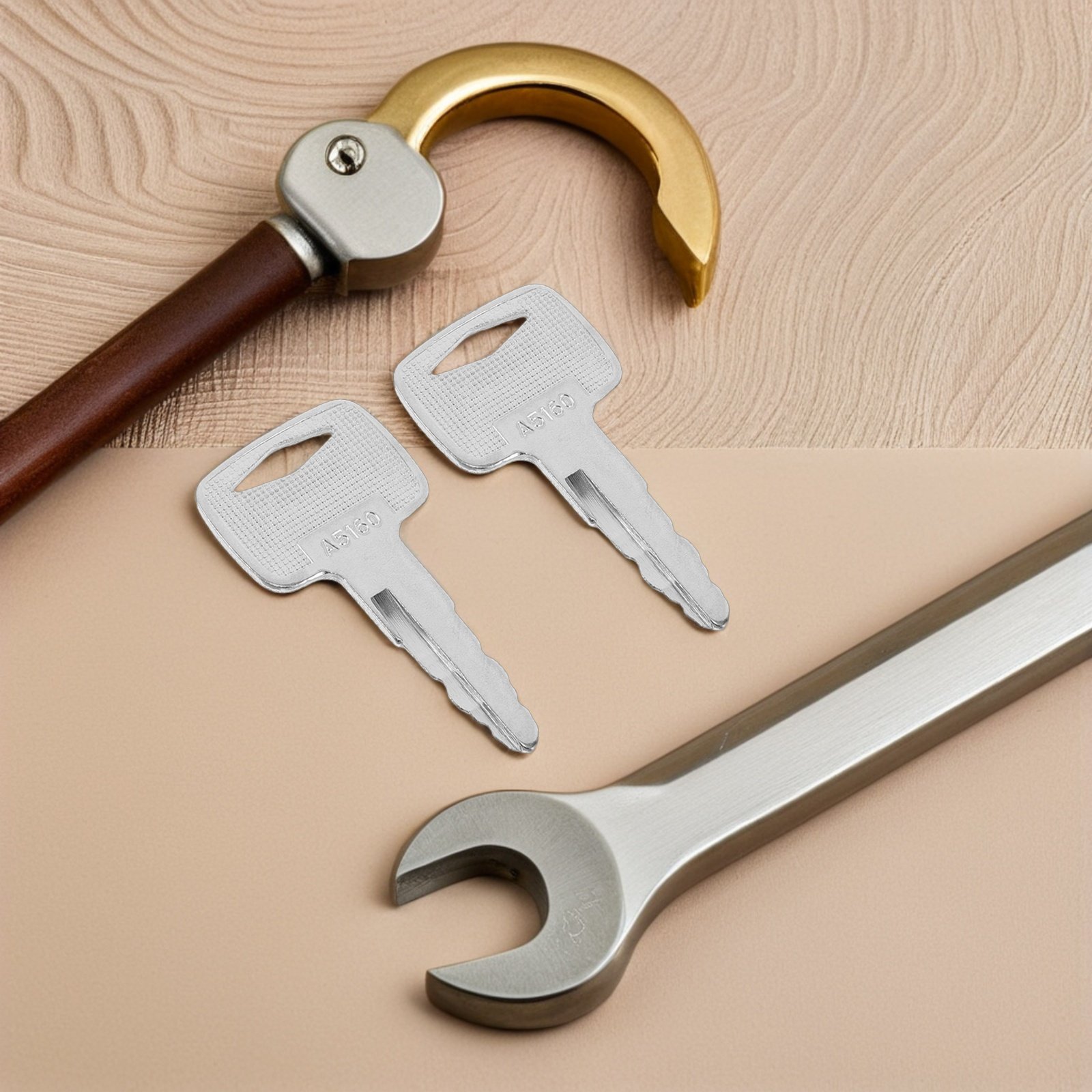 Heavy Equipment Key Set - 10 szt. kluczy do wózków widłowych,