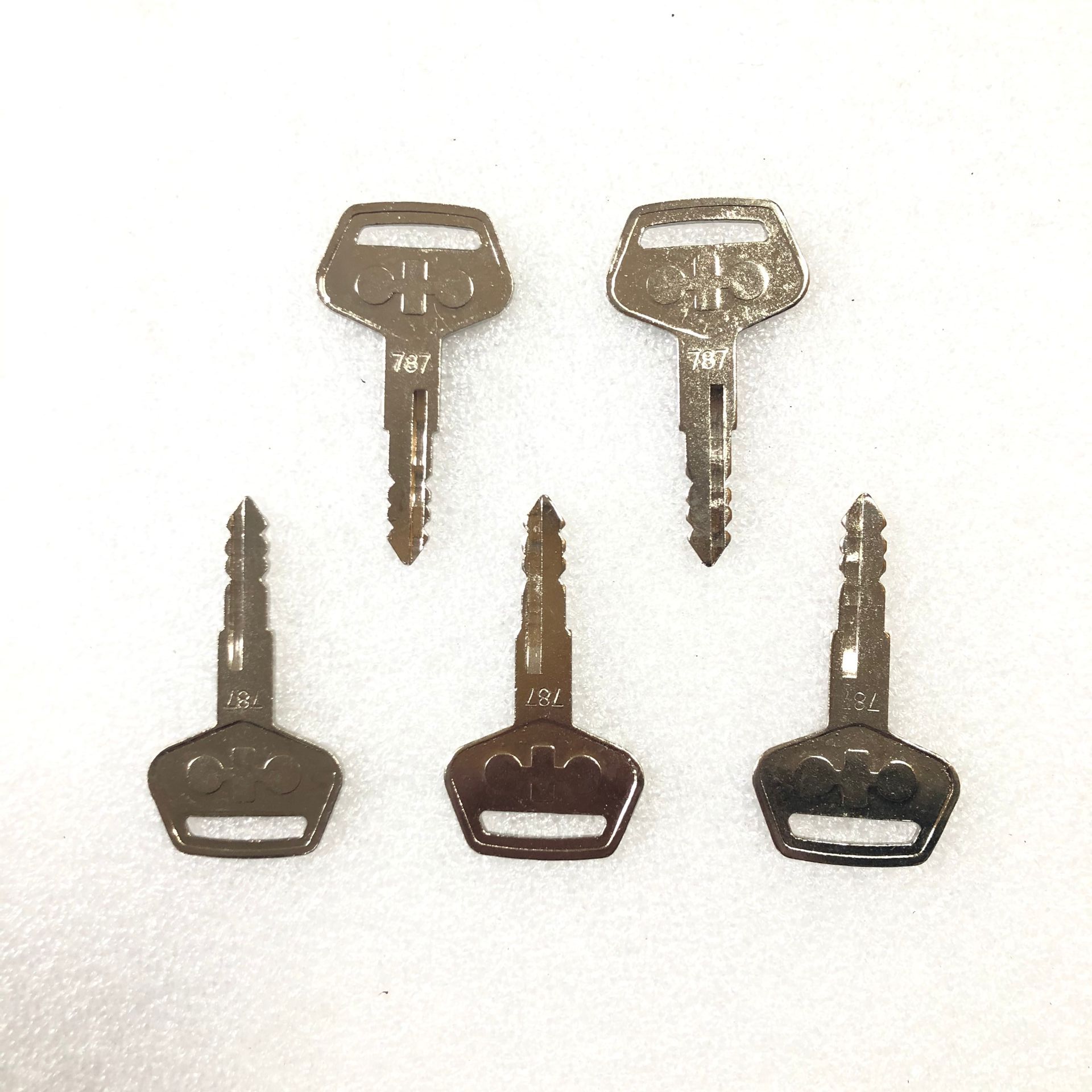Heavy Equipment Key Set - Zestaw 5 Komatsu ciężki sprzęt 787