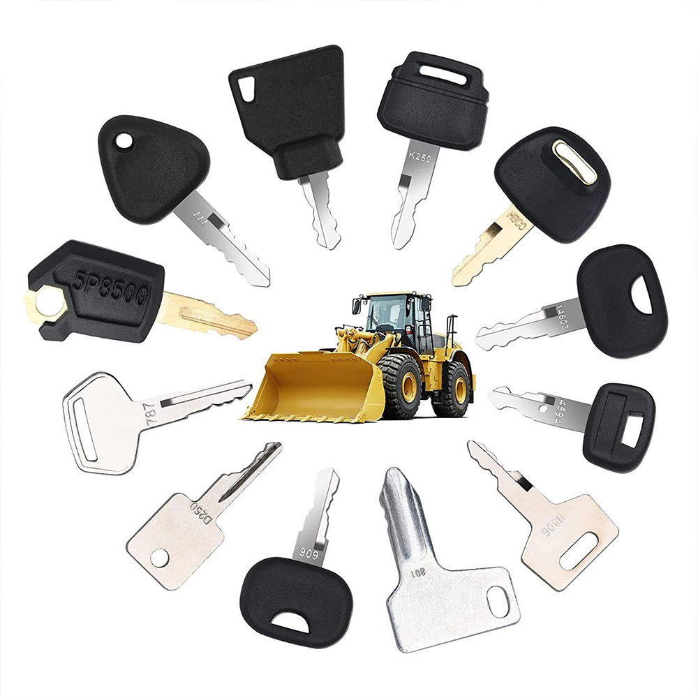 Heavy Equipment Key Set - Zestaw 12 kluczy zapłonowych do maszyn