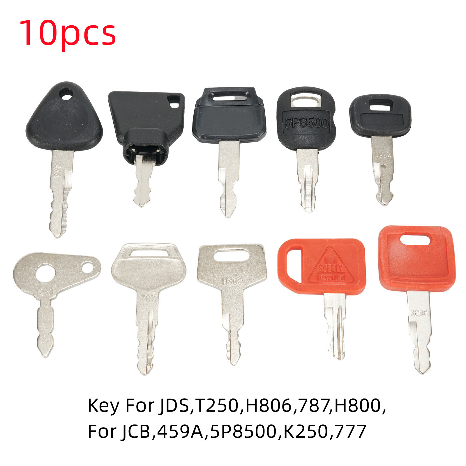 Heavy Equipment Key Set - 10-KIELOWY ZESTAW Klucz główny Zestaw zapłonowy