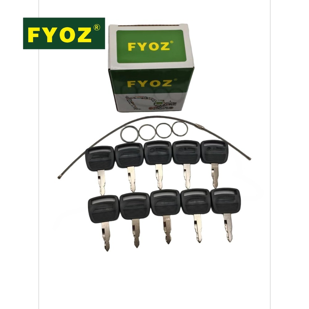 10 szt. kluczy do koparki S450 – Heavy Equipment Key Set recenzja i cena