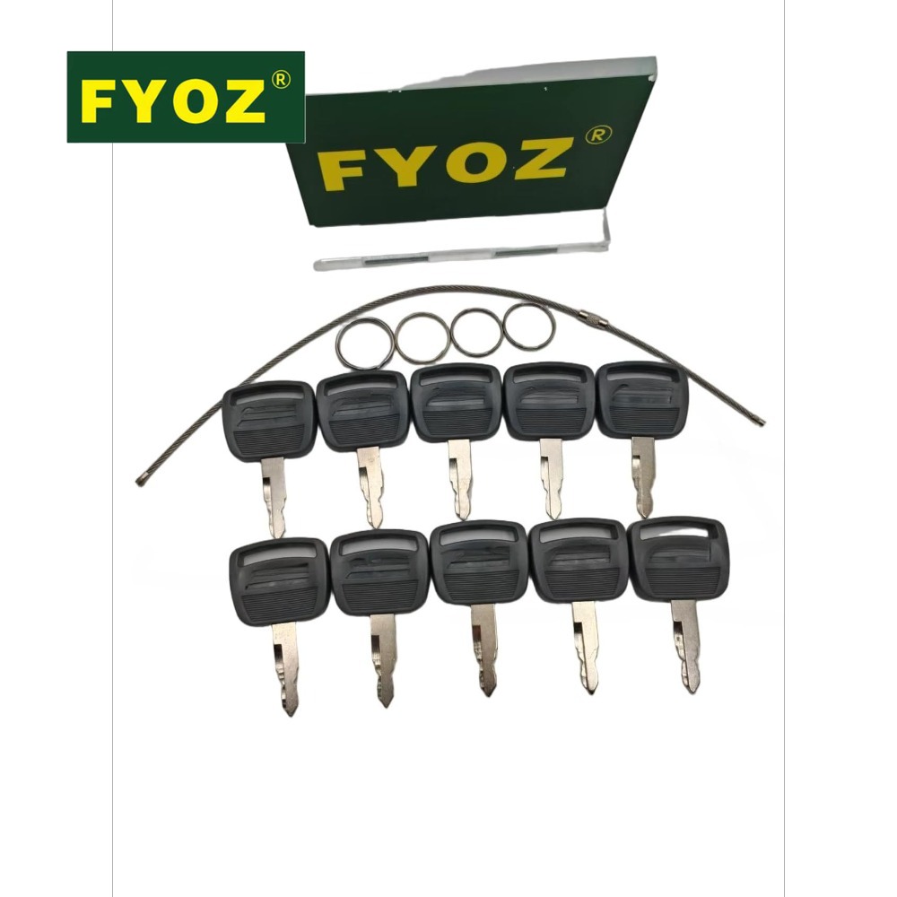 10 szt. kluczy do koparki S450 – Heavy Equipment Key Set recenzja i cena