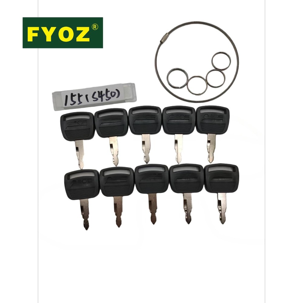 10 szt. kluczy do koparki S450 – Heavy Equipment Key Set recenzja i cena