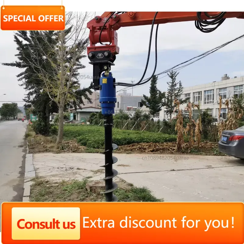 Hydrauliczny wiertnica glebowa – Auger Drill Attachment recenzja i cena