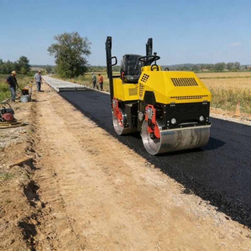 Jednobębnowy wałek drogowy wib – Heavy Equipment For Construction recenzja i cena