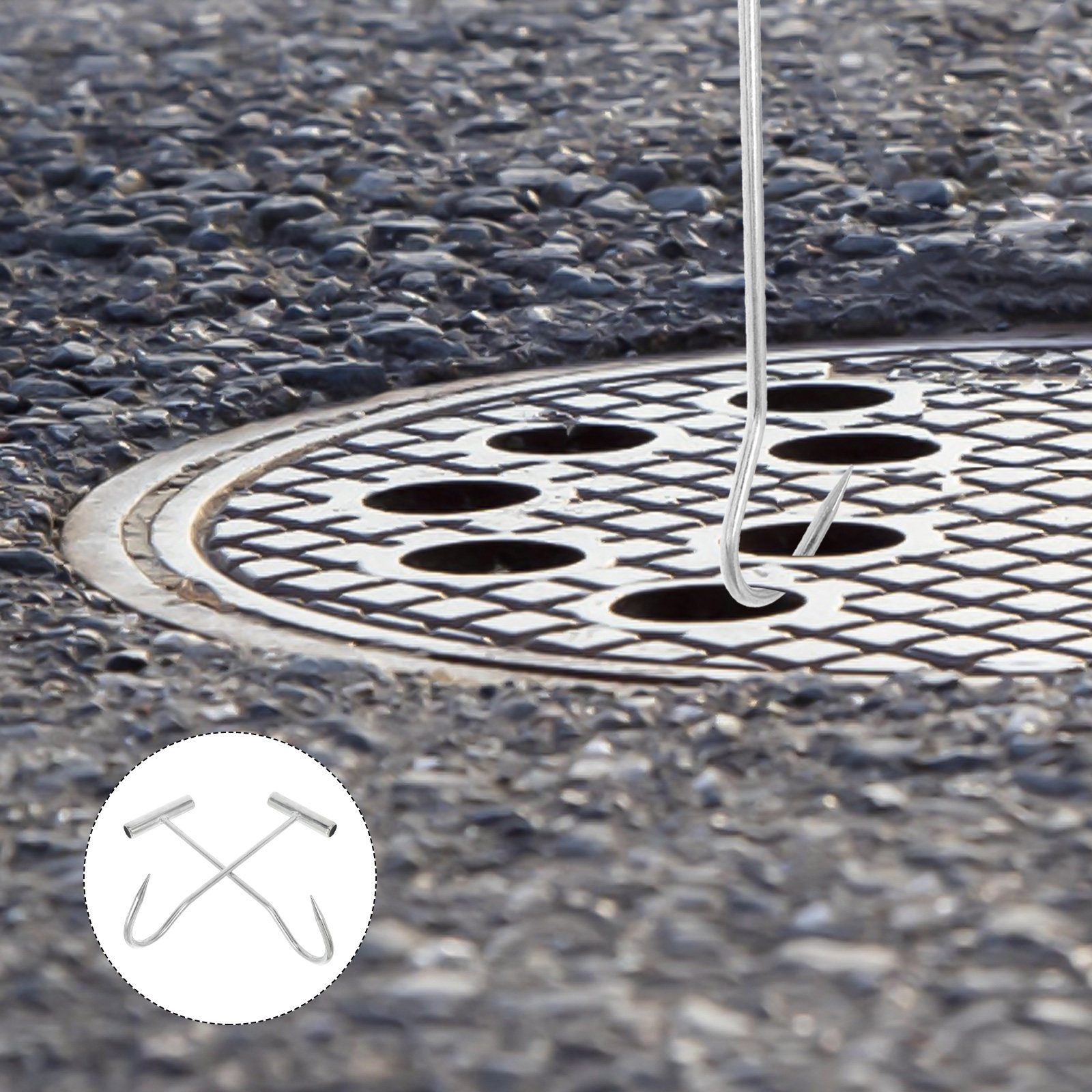 2 szt. Hak do otworów inspekcy – Manhole Cover Lifting recenzja i cena