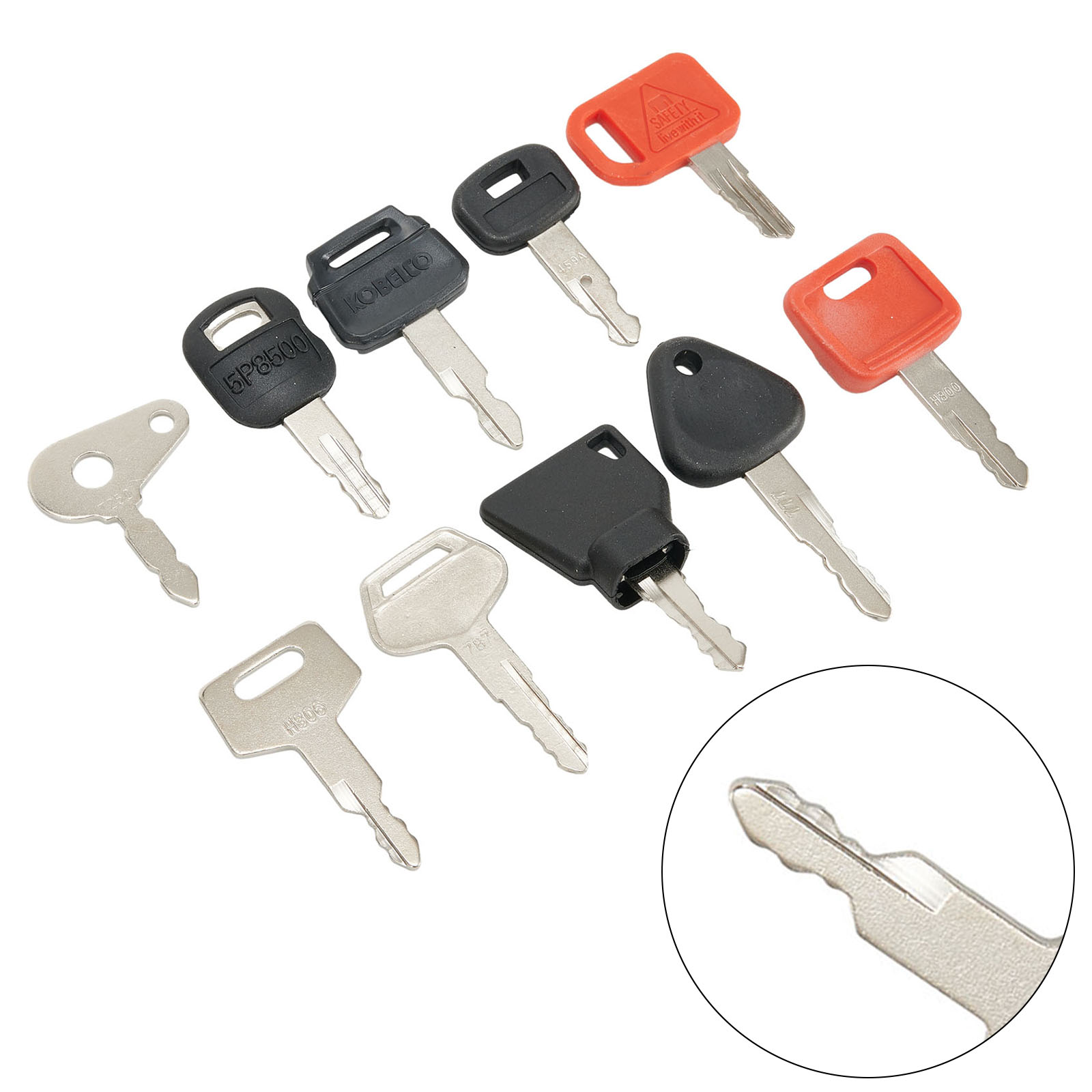 10-KIELOWY ZESTAW Klucz główny – Heavy Equipment Key Set recenzja i cena