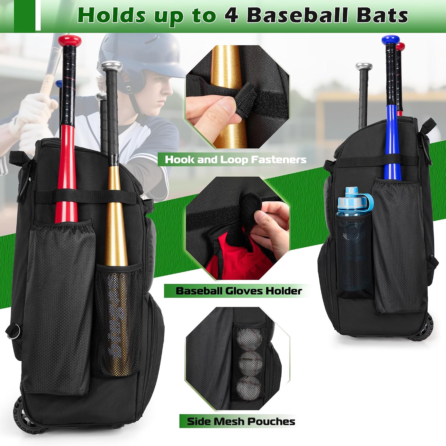 Plecak na kółkach do baseballu – Heavy Equipment Usa recenzja i cena