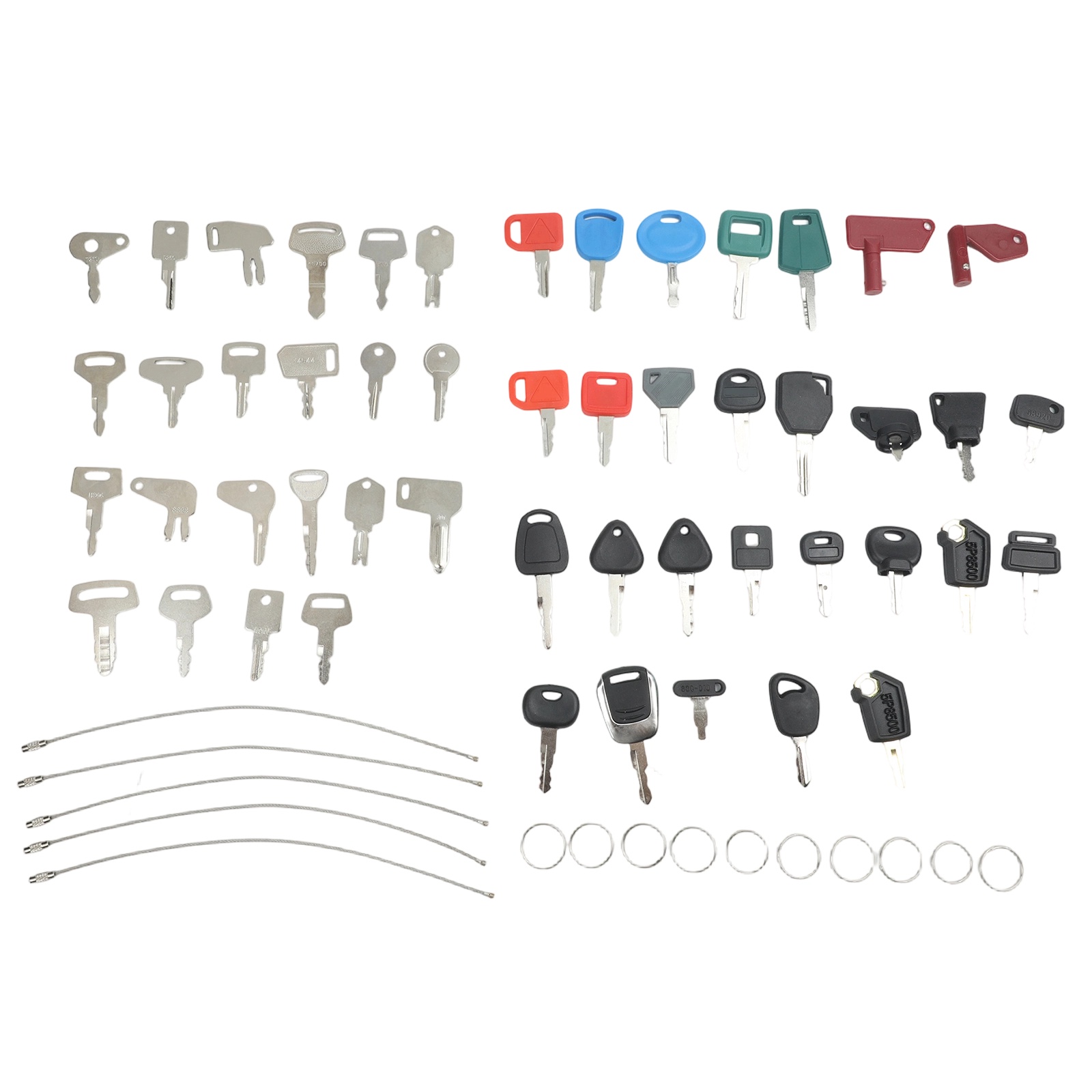 50 szt. Zestaw kluczy głównych – Heavy Equipment Key Set recenzja i cena